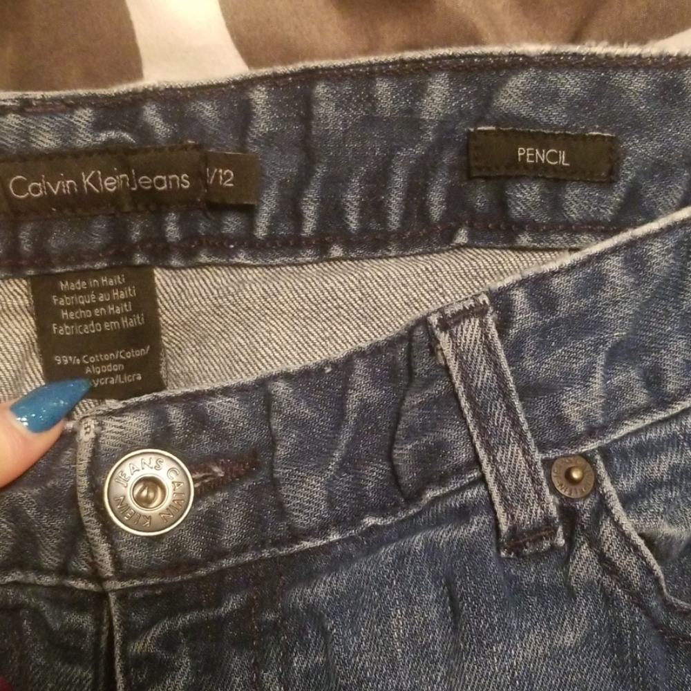 Calvin Klein Pencil Jean's Gently Used